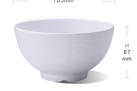 Stone pattern rice bowl
